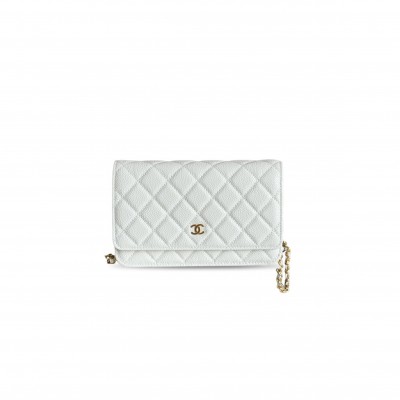 CHANEL CAVIAR QUILTED WALLET ON CHAIN WOC AP0250 (19*13*3cm) 